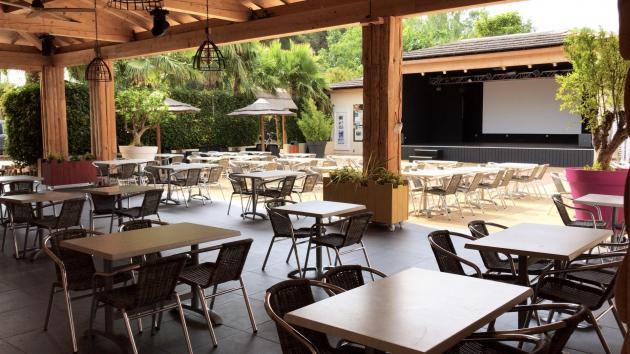 Terrasse restaurant camping le florida